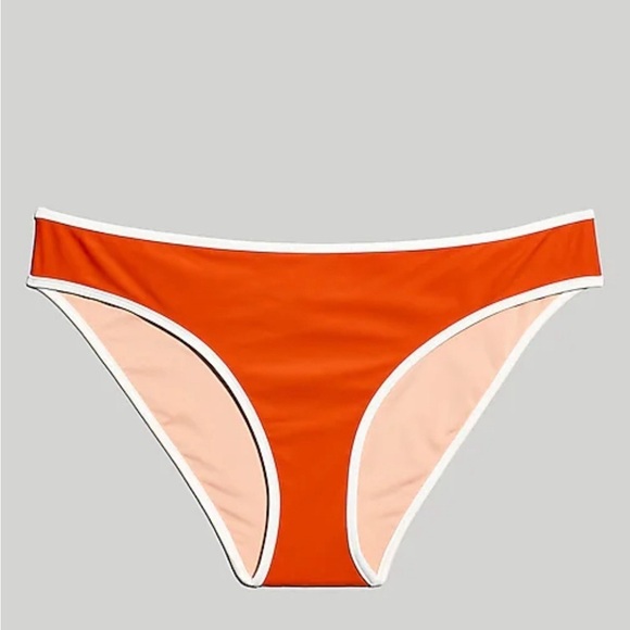 Madewell Classic Contrast Bikini Bottom size L NWT - Picture 1 of 9